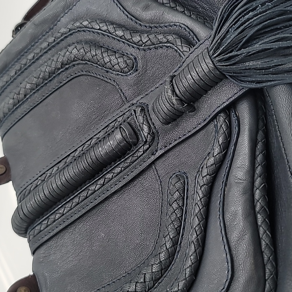 ANTHROPOLOGIE Holding Horses Saddlebag Fine Leather Satchel w Crossbody … - Picture 11 of 11